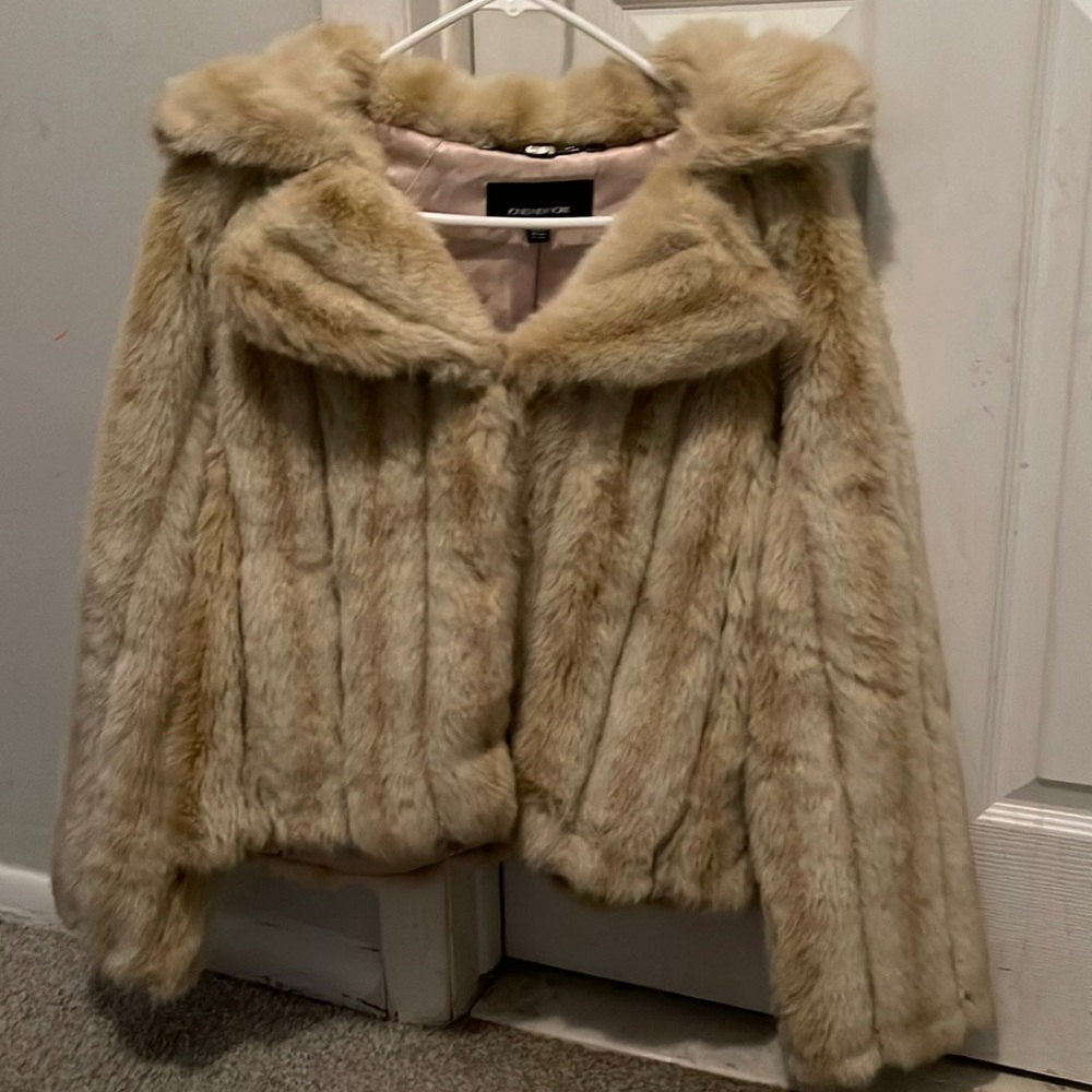 Faux fur jacket